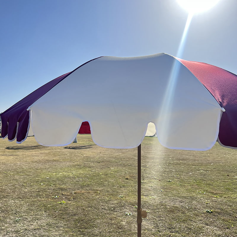 2M szálas váz, könnyű alumínium nyél, közönséges napernyő.