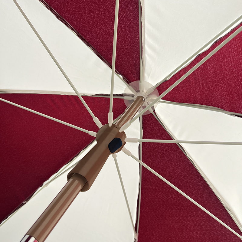 2M szálas váz, könnyű alumínium nyél, közönséges napernyő.