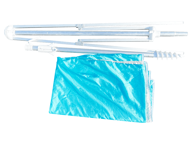 2,8*2,4M 2 bordás dekoratív napernyő