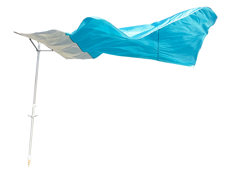 2,8*2,4M 2 bordás dekoratív napernyő