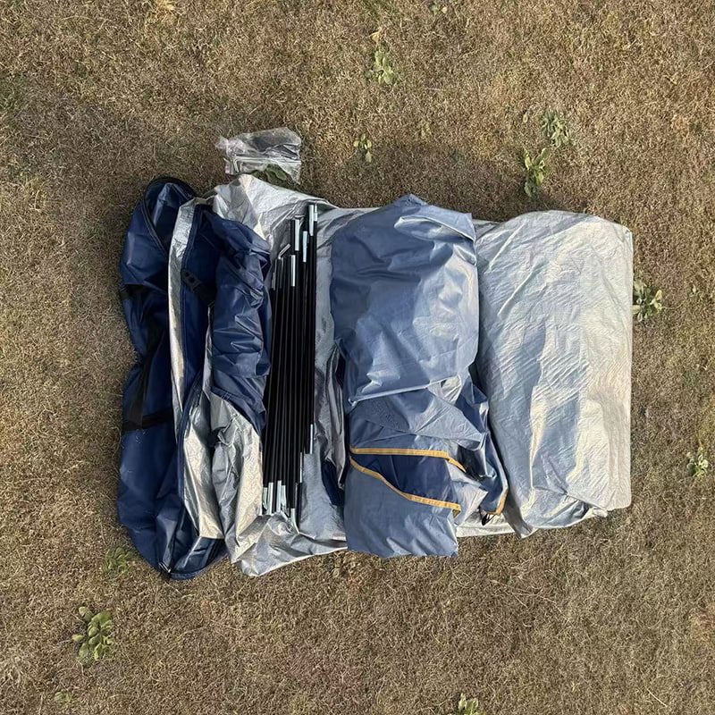 Kupola alakú, könnyen felállítható kempingsátor 3/4/6/8 fő részére