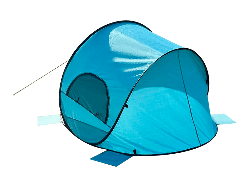 Kültéri, többszemélyes, gyorsan felállítható hordozható strandsátor