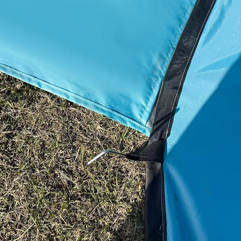 Kültéri, többszemélyes, gyorsan felállítható hordozható strandsátor