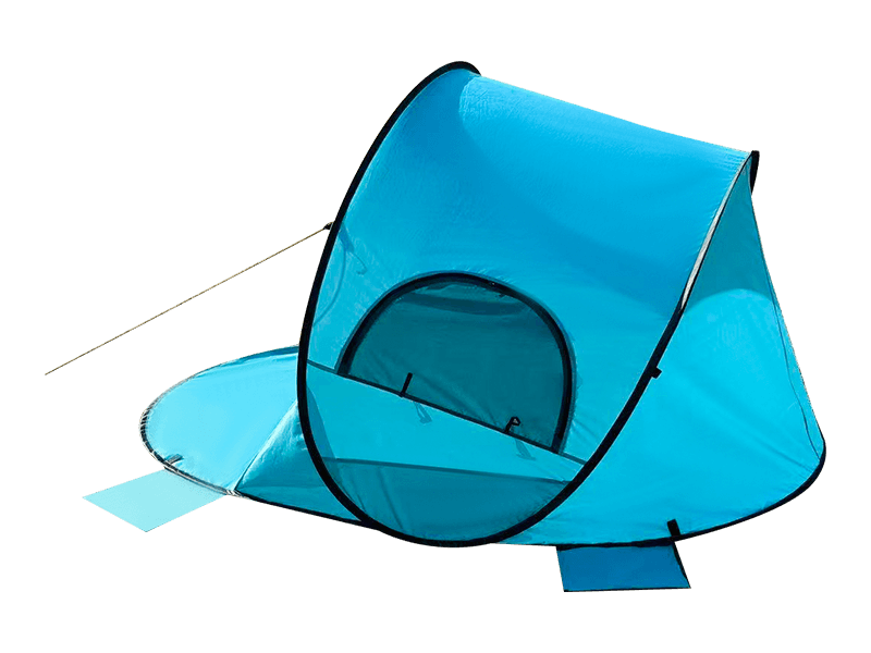 Kültéri, többszemélyes, gyorsan felállítható hordozható strandsátor