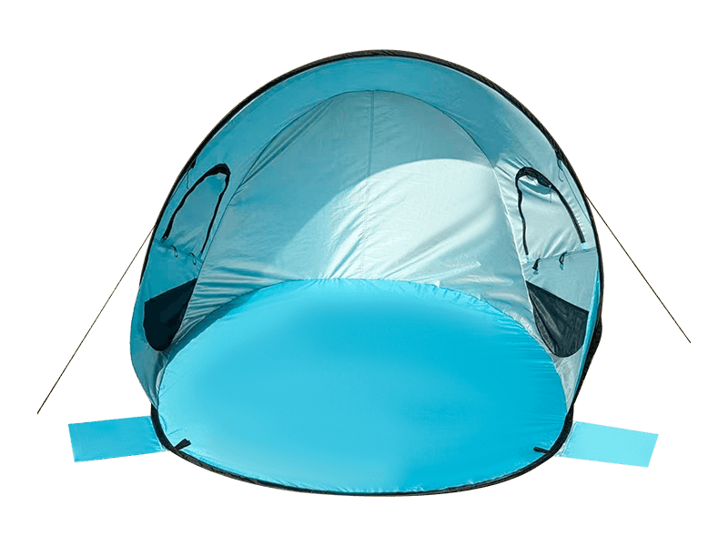 Kültéri, többszemélyes, gyorsan felállítható hordozható strandsátor