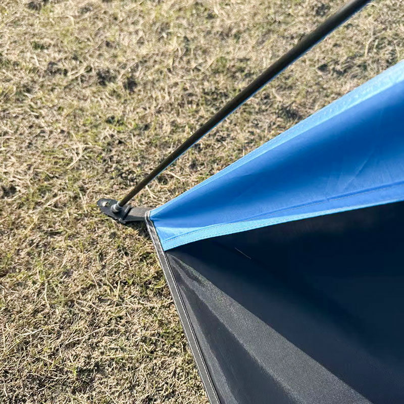 Könnyű, háromoldalas szellőztetett strandsátor