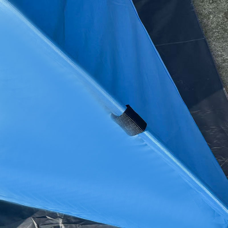 Könnyű, háromoldalas szellőztetett strandsátor