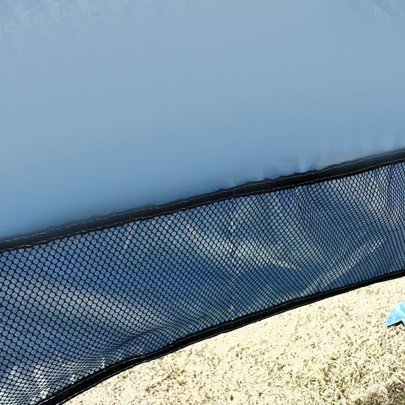 Kültéri kemping sátor beépített talajszőnyeggel