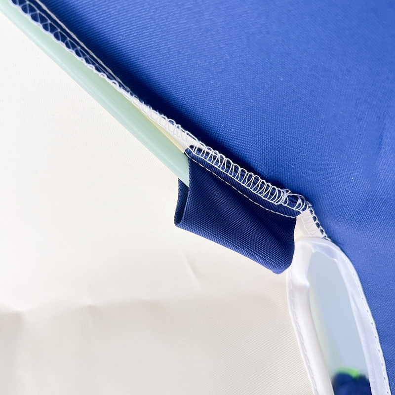 2,5 M kék-fehér patchwork Pagoda esernyő