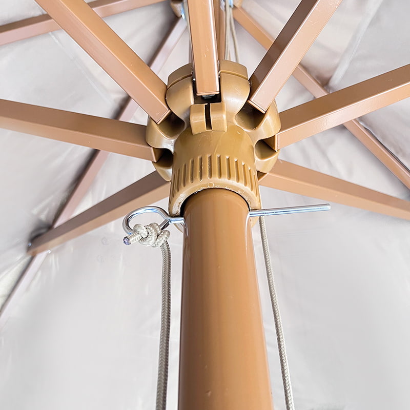 3 méteres szalmából készült esernyő